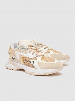 Zapatillas Mujer L003 Lacoste Beige