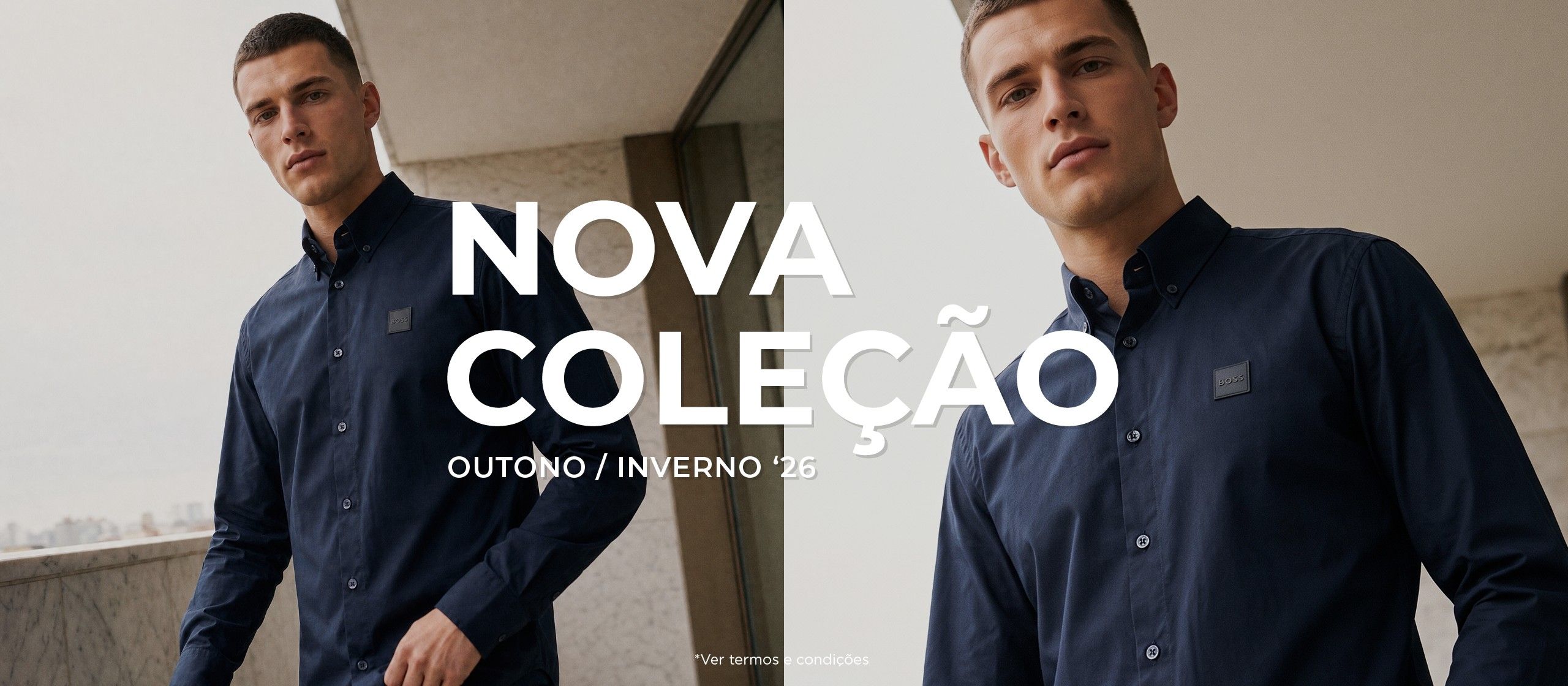 NEW COLLECTION: Discover the new Autumn/Winter 2026 men's collection, with versatile options for a modern and comfortable style on colder days.