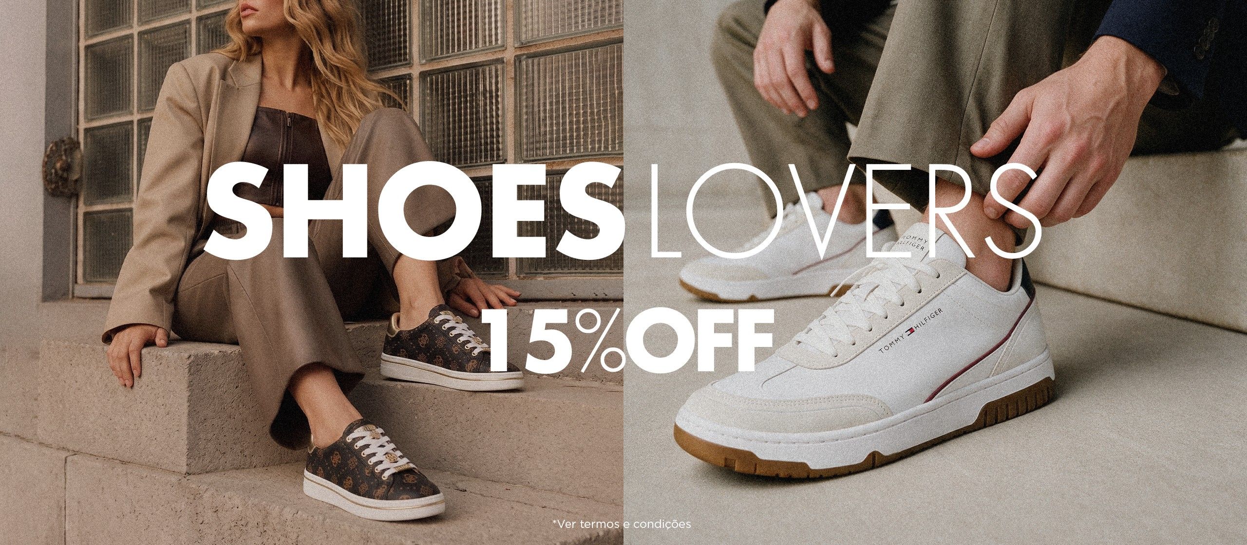 Shoes Lovers: it's time to refresh your steps. Take advantage of a 15% discount and discover your new favorites to complete all your looks.