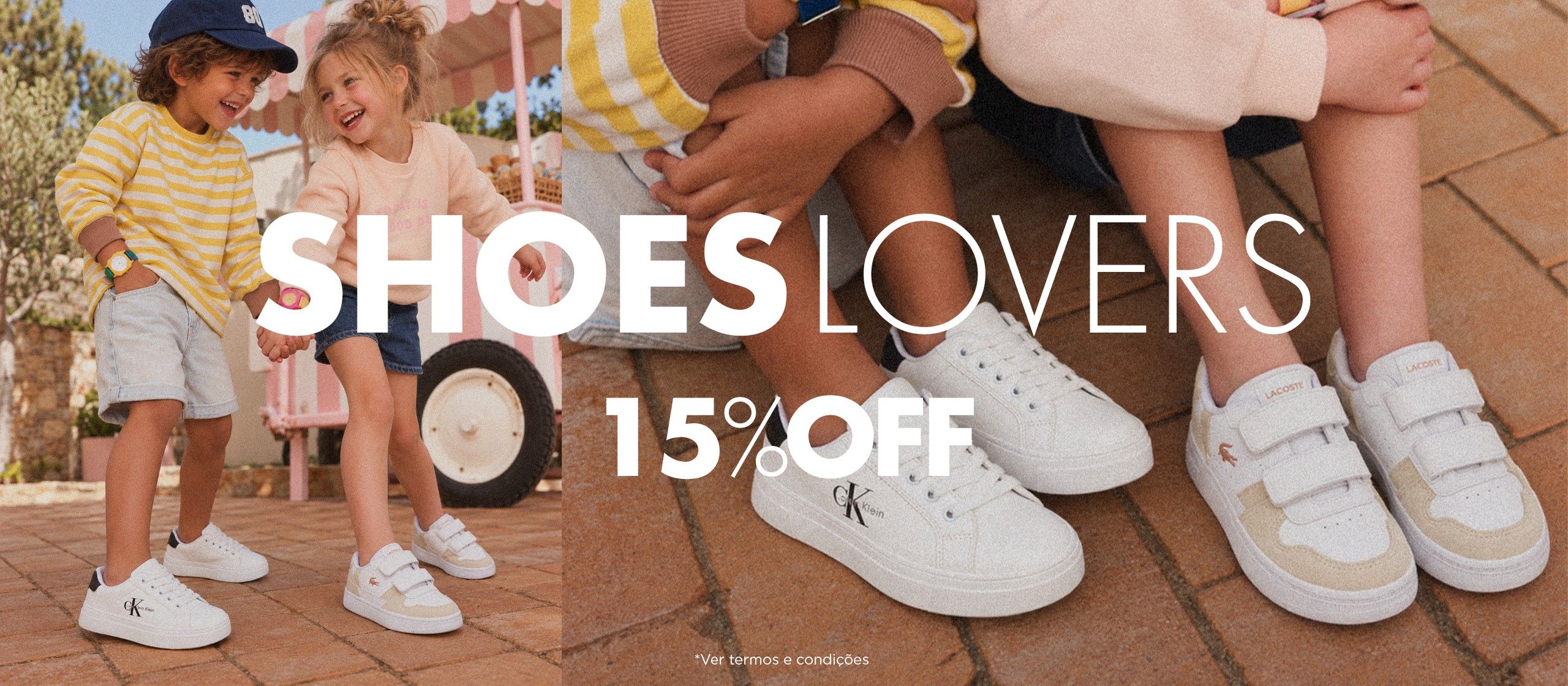 Shoes Lovers: new steps for the little ones. Take advantage of a 15% discount and discover the new children's favorites to accompany all their adventures.