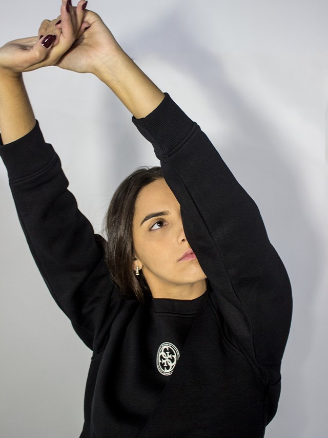 Allegra Guess Women's Sweatshirt Black