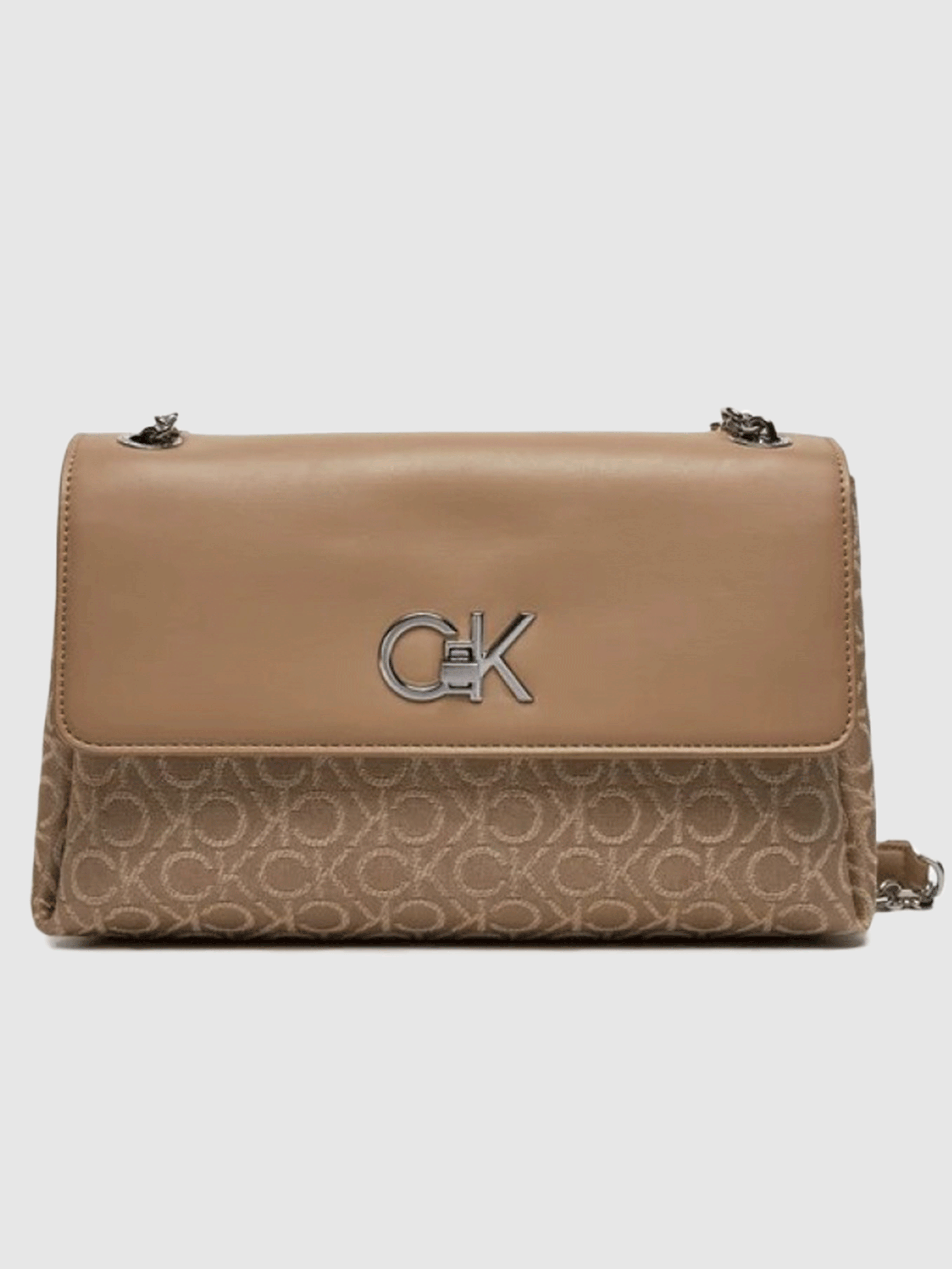 Bolsos de Hombro Mujer Beige Calvin Klein