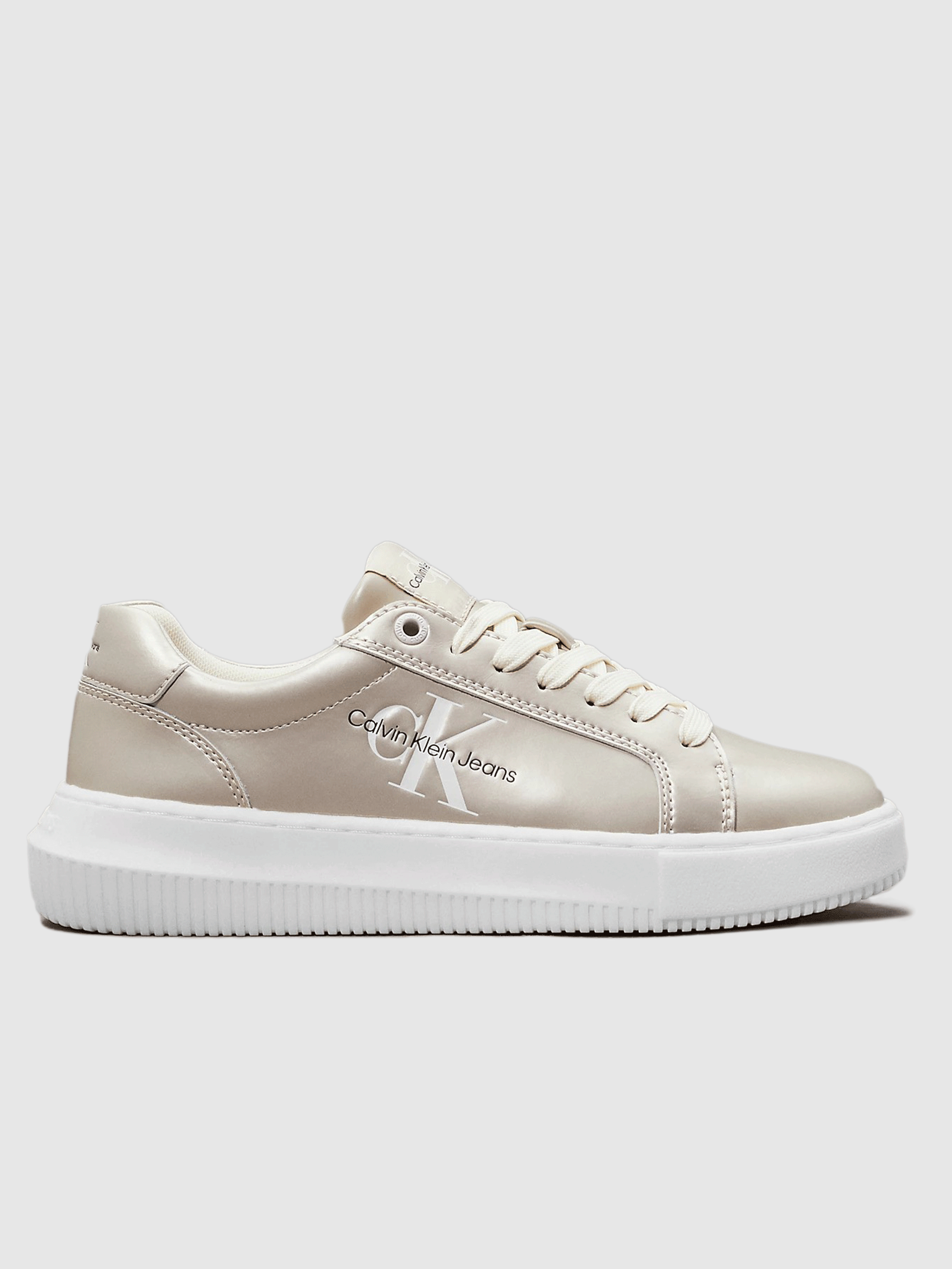 Tenis Mujer Plata Calvin Klein