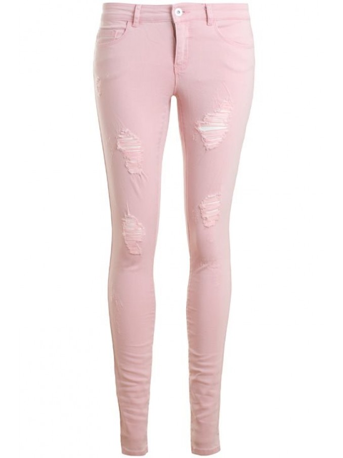 Jeans Mujer Rosa Only