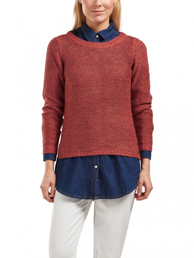 Knitwear Woman Bordeaux Only