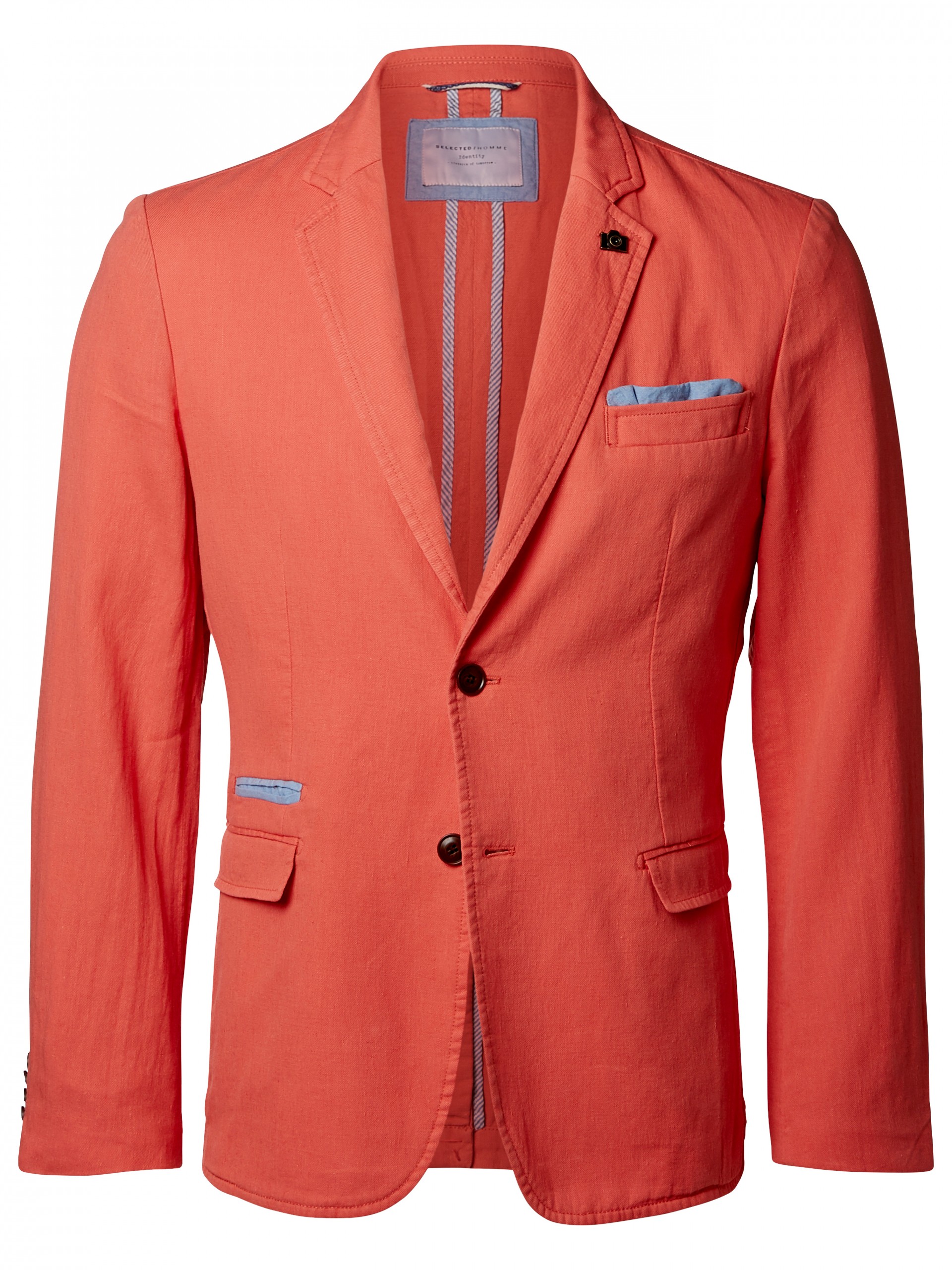 Blazer Hombre Naranja Selected
