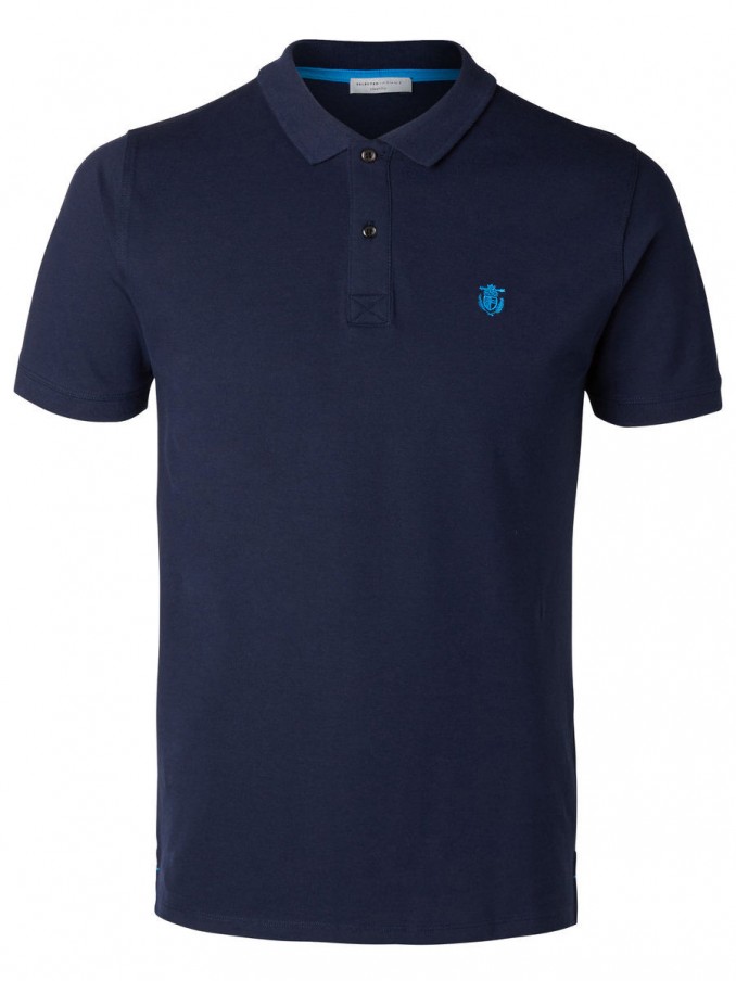 Polo Hombre Azul Marino Selected
