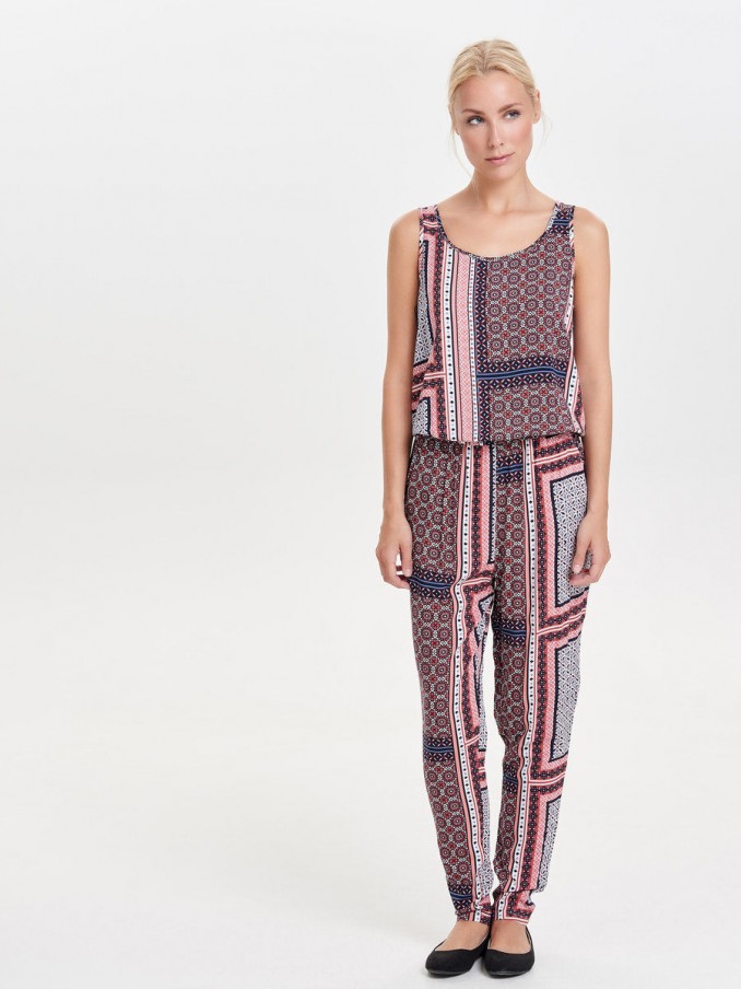Nova New Border S/l Jumpsuit Wvn