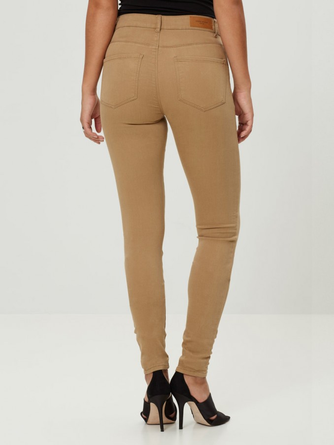 Pants Woman Camel Vero Moda
