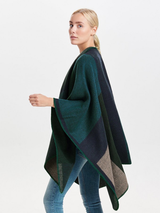 Poncho Woman Green Only