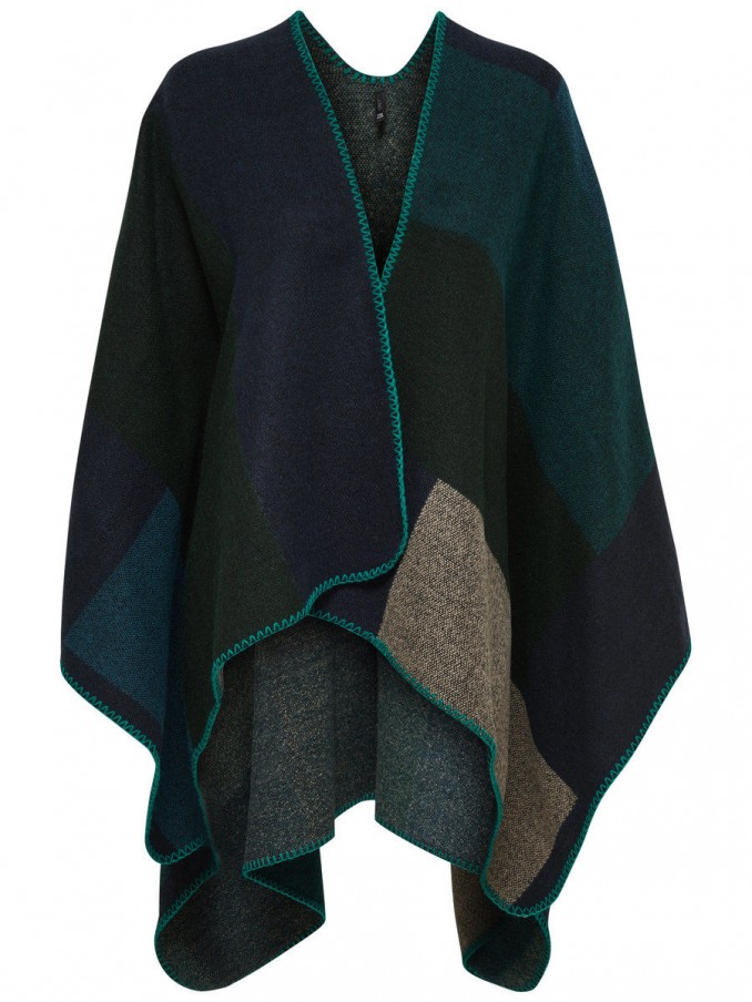 Poncho Woman Green Only