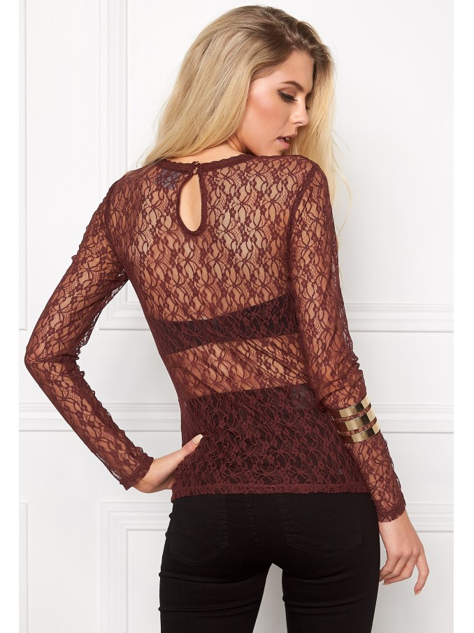 Blusa Mujer Burdeos Vero Moda