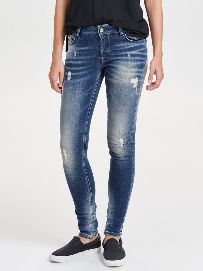 Lcarmen Reg Sk Zip Dnm Jeans Rim3618