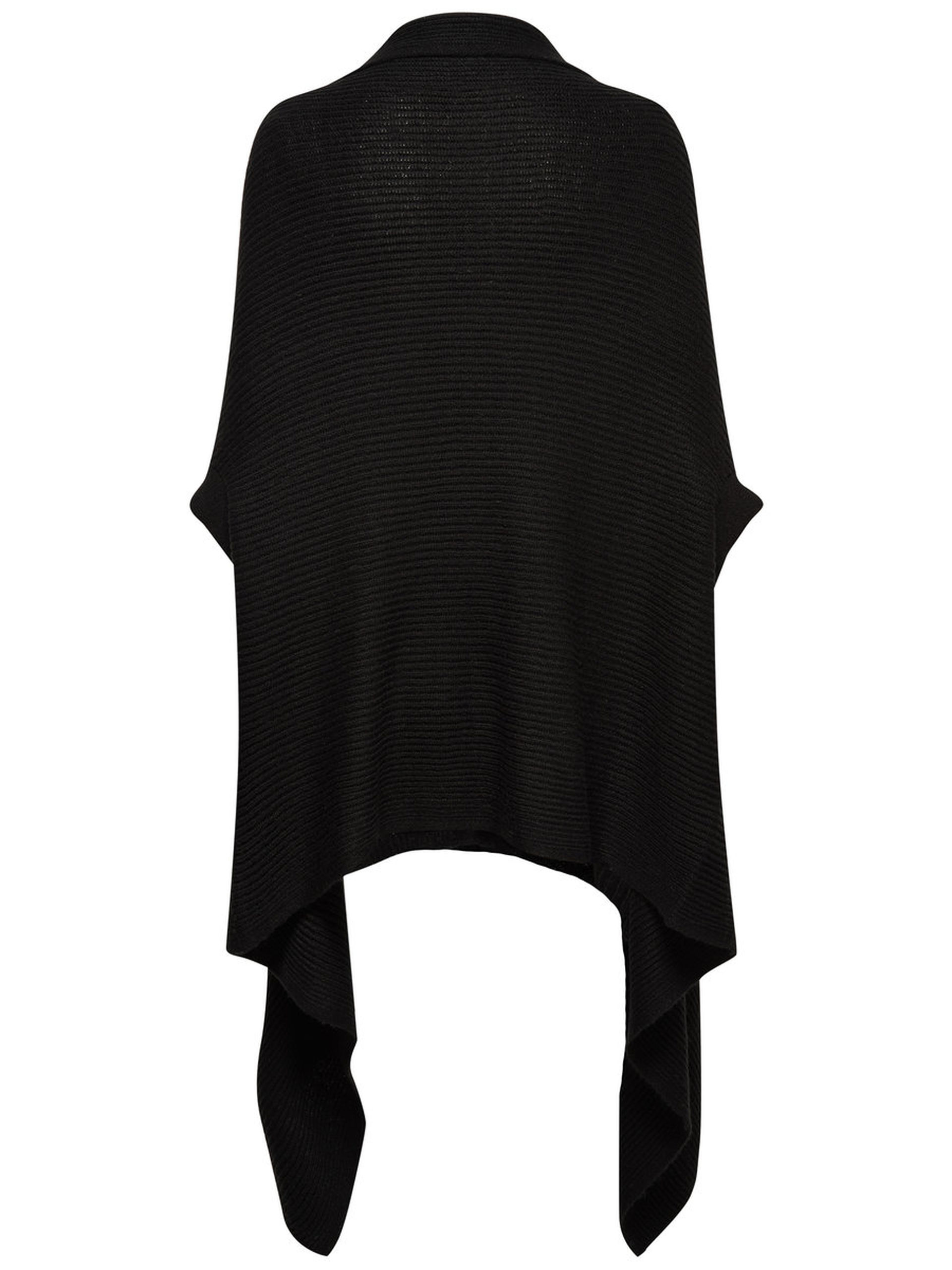 Poncho Mujer Negro Only