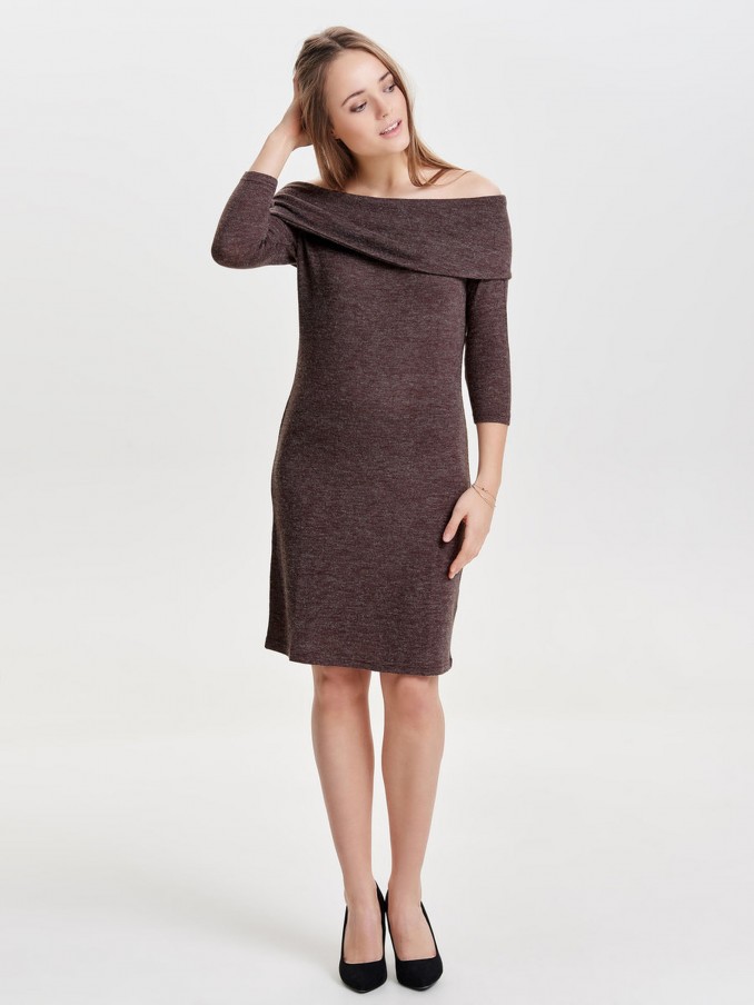 Vestido Mujer Burdeos Jacqueline de Yong