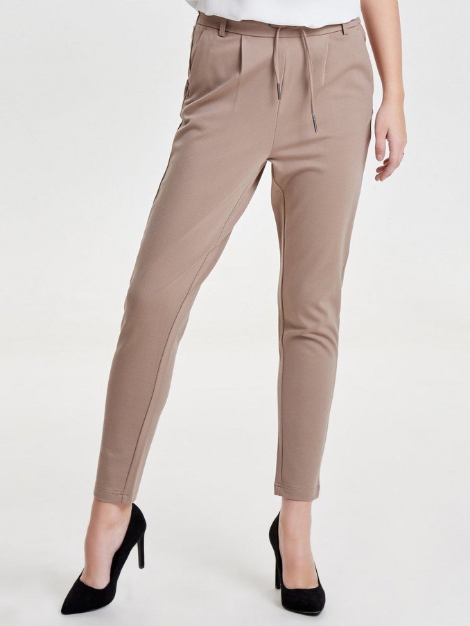 Pantalones Mujer Beige Only