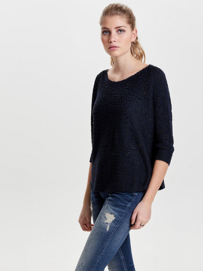 Knitwear Woman Dark Blue Only