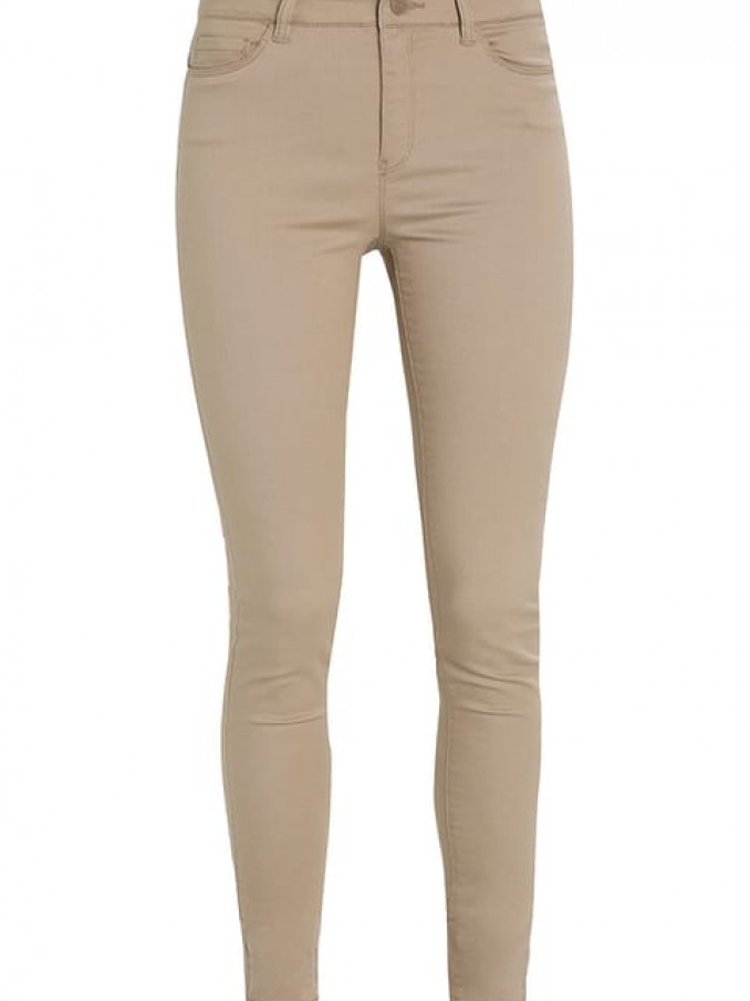 Pantalones Mujer Beige Vero Moda