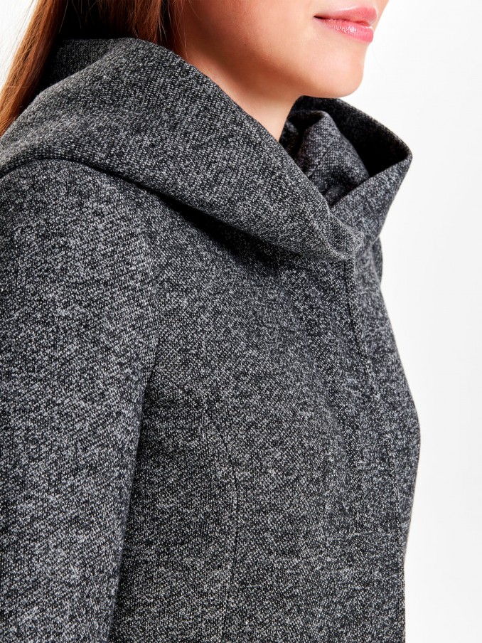 Chaqueta Mujer Gris Oscuro Only