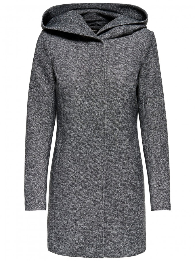 Chaqueta Mujer Gris Oscuro Only