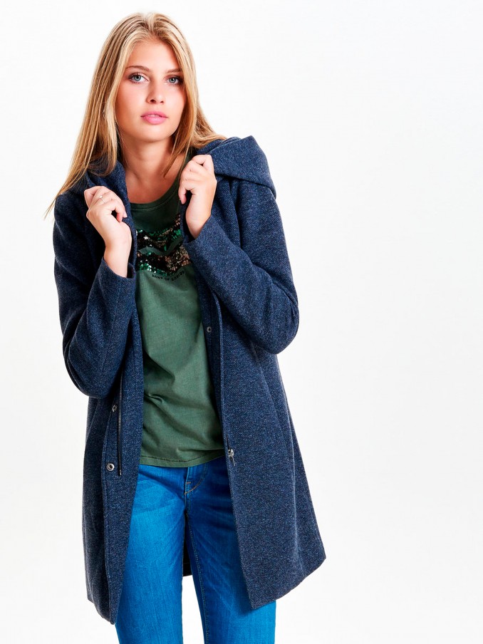 Chaqueta Mujer Azul Oscuro Only