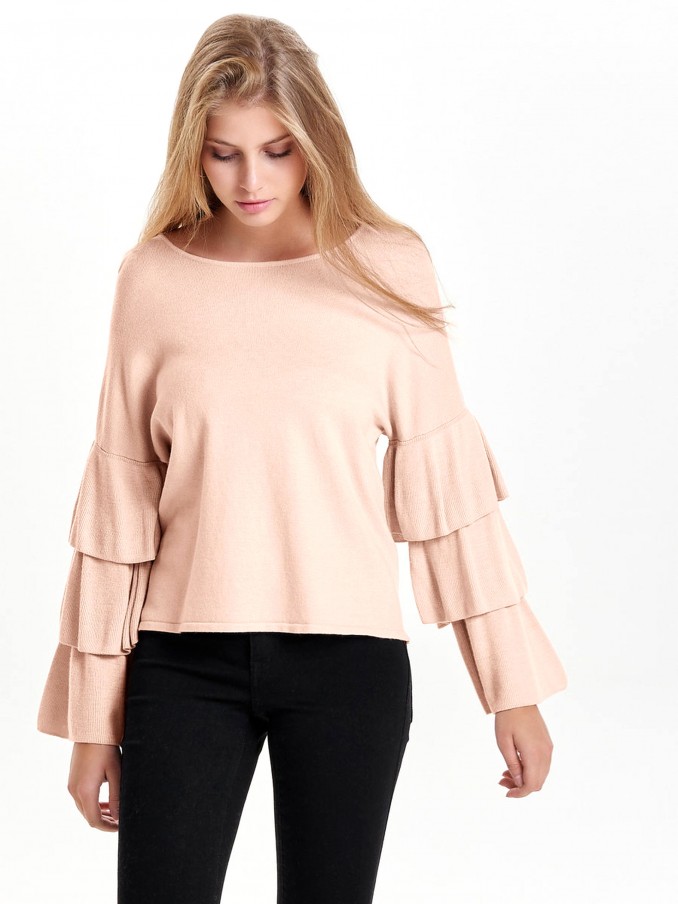 Prendas de Punto Mujer Rosa Only