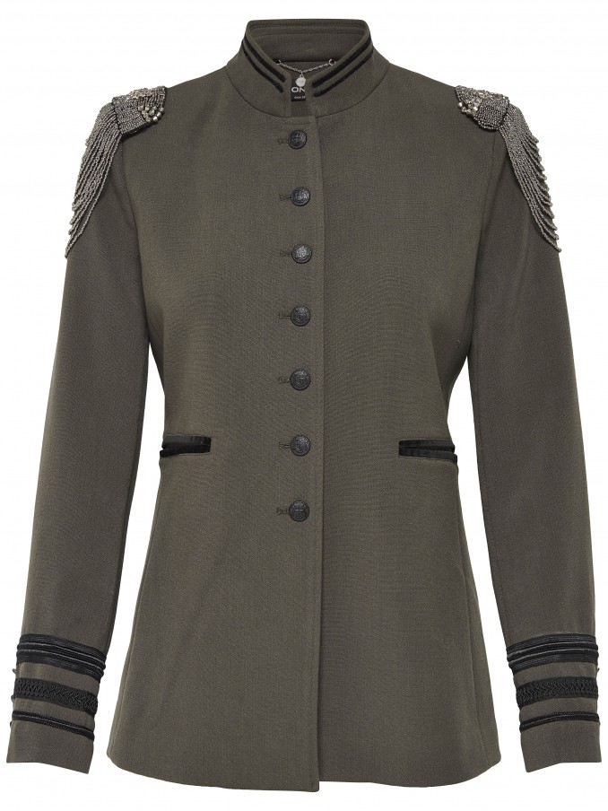 Chaqueta Mujer Verde Only