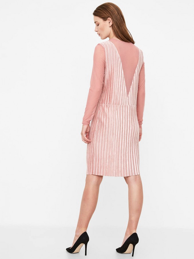 Vestido Mujer Rosa Vero Moda