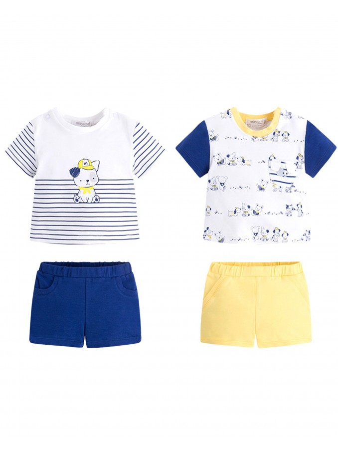 Set Baby Boy Yellow Mayoral