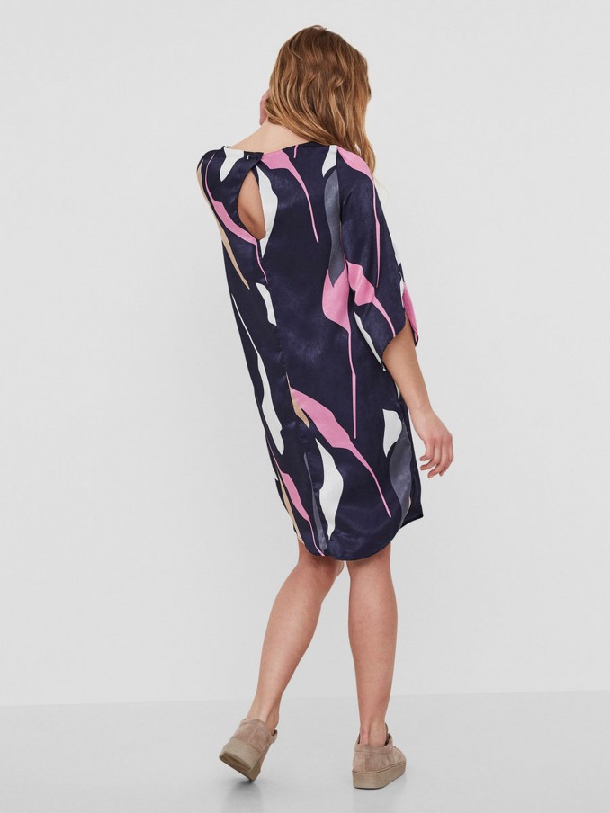 Dress Woman Navy Blue Vero Moda