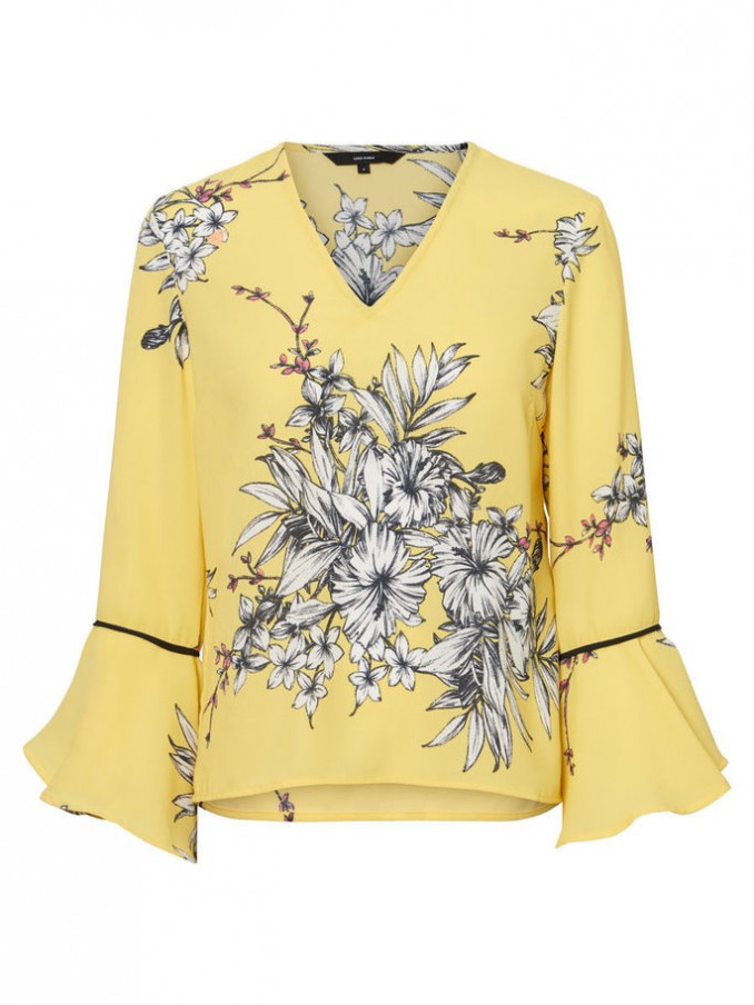 Shirt Woman Yellow Vero Moda