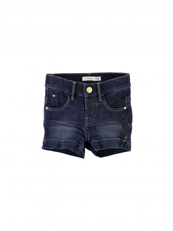 Pantalones Cortos Nia Jeans Oscuros Name It