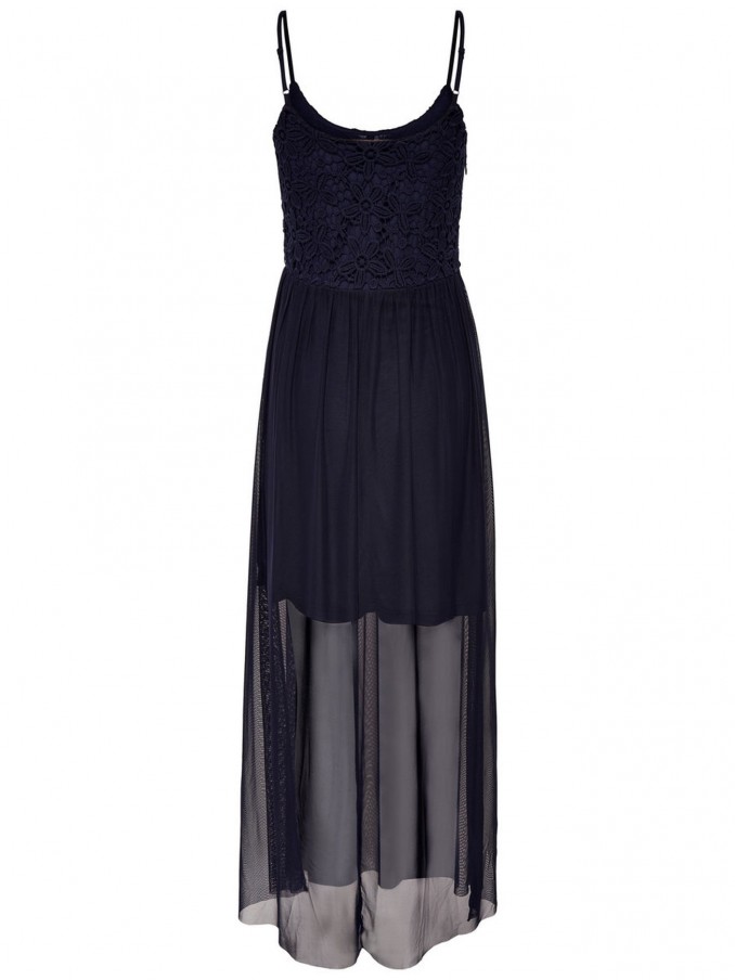 Dress Woman Navy Blue Only