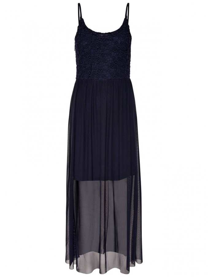 Dress Woman Navy Blue Only