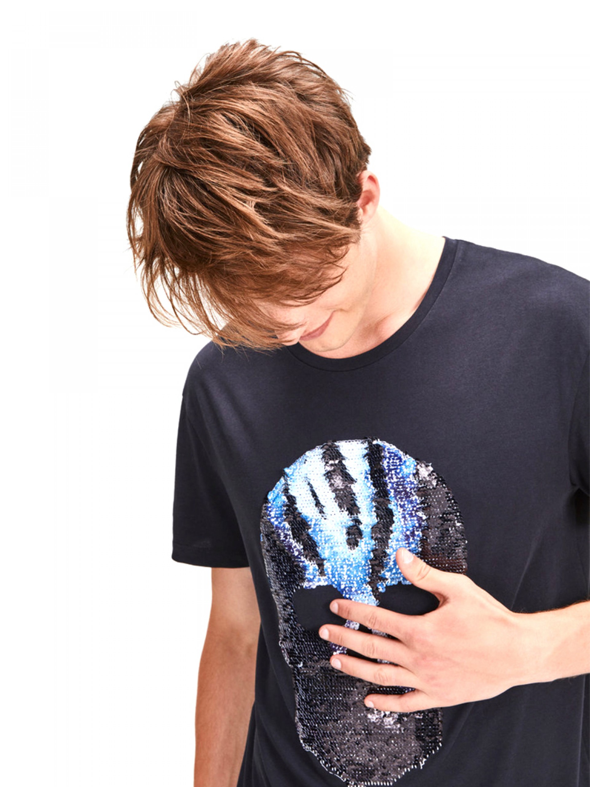 Camiseta Hombre Negro Jack & Jones