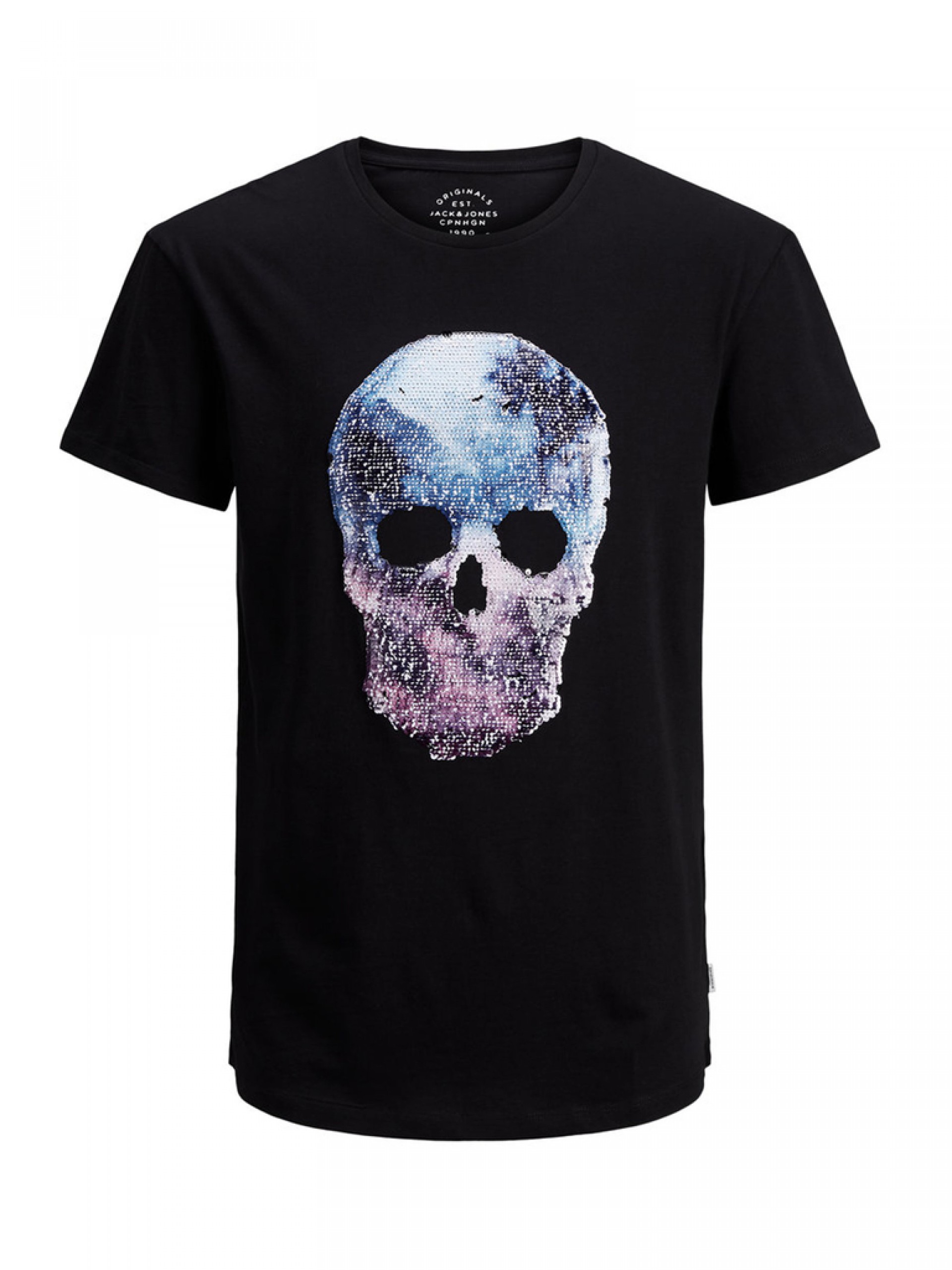 Camiseta Hombre Negro Jack & Jones