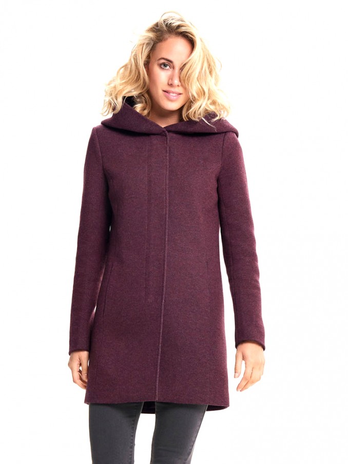 Jacket Woman Bordeaux Only