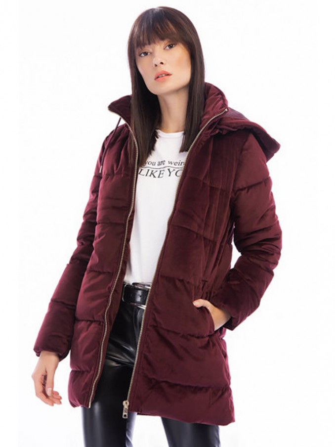 Chaqueta Mujer Burdeos Only