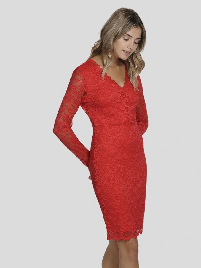 Dress Woman Red Vero Moda