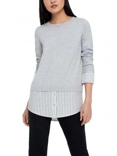 Knitwear Women Grey Vero moda 10209496