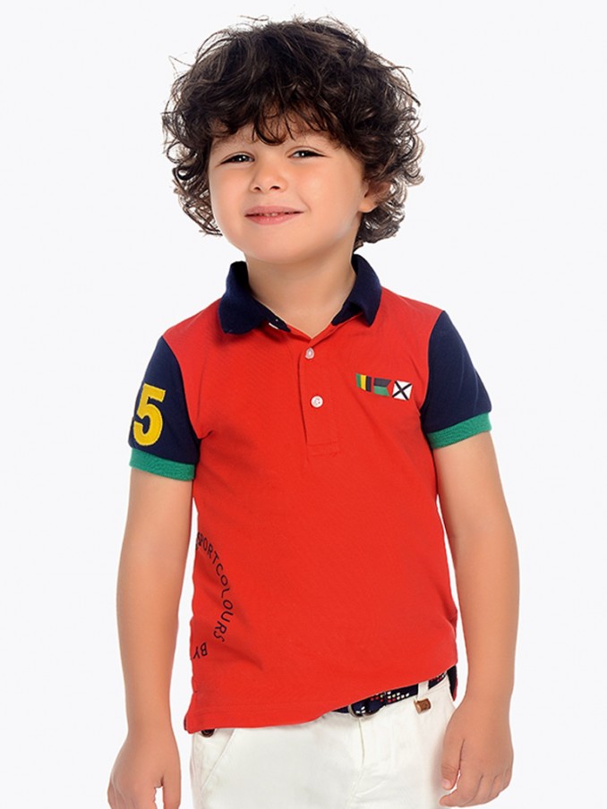 Polo Shirt Boy Red Mayoral