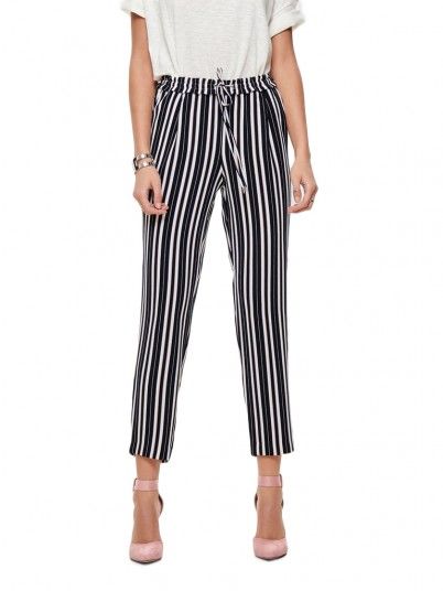 Trousers Women Navy Blue Only 15170033