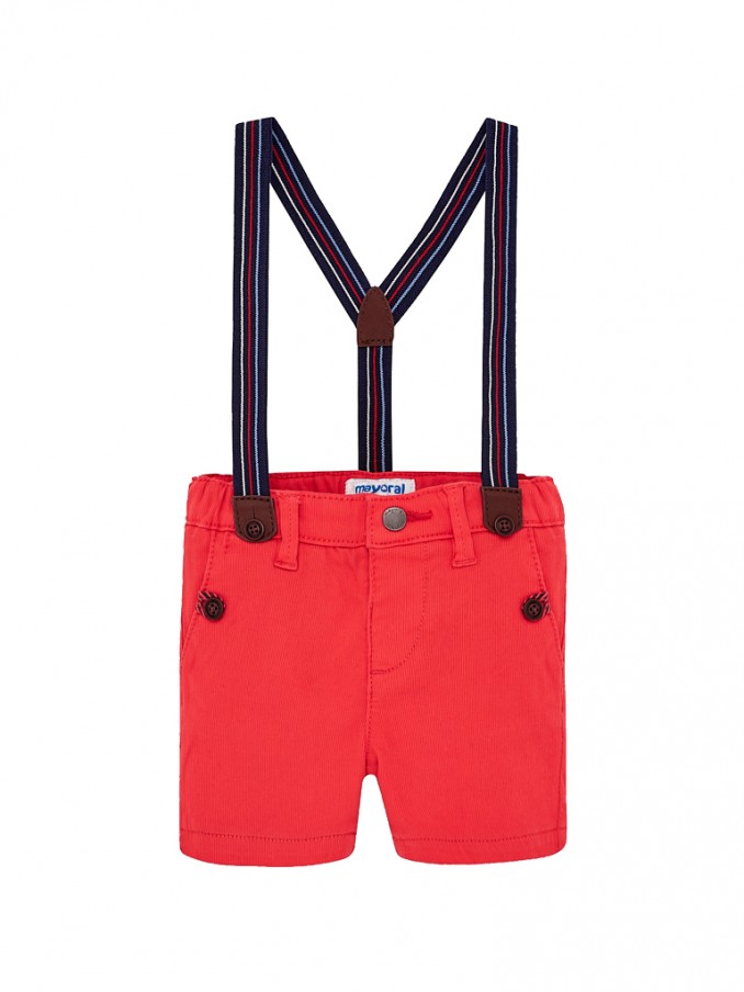Pantalones Cortos Bebe Nio Rojo Mayoral