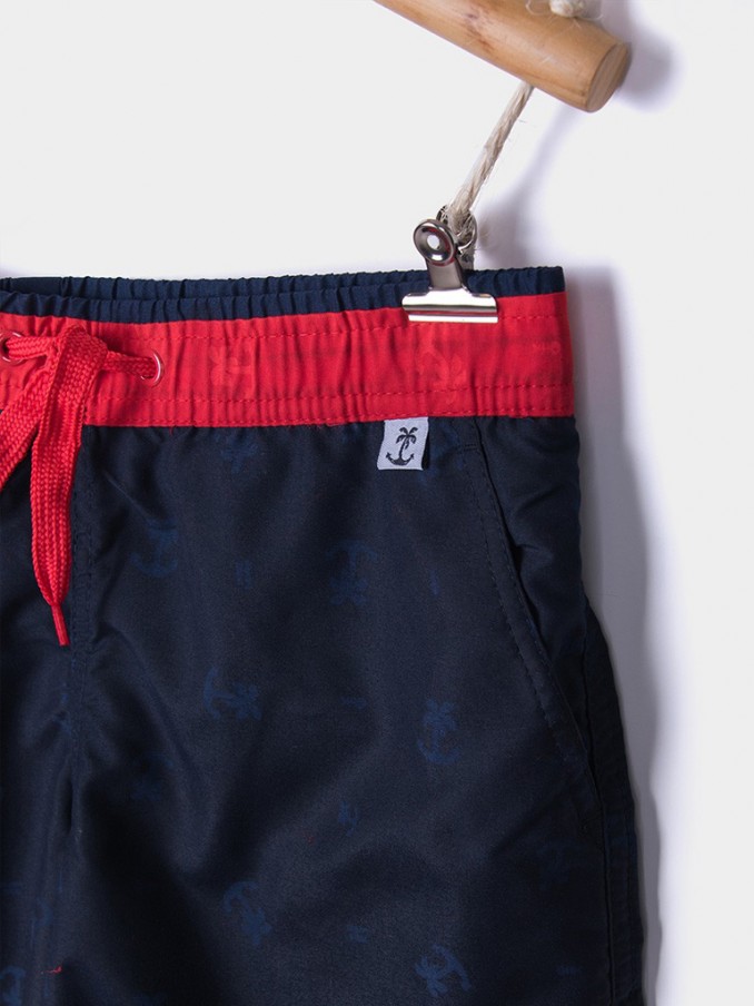 Pantalones Cortos Niño Azul Marino Tiffosi Kids