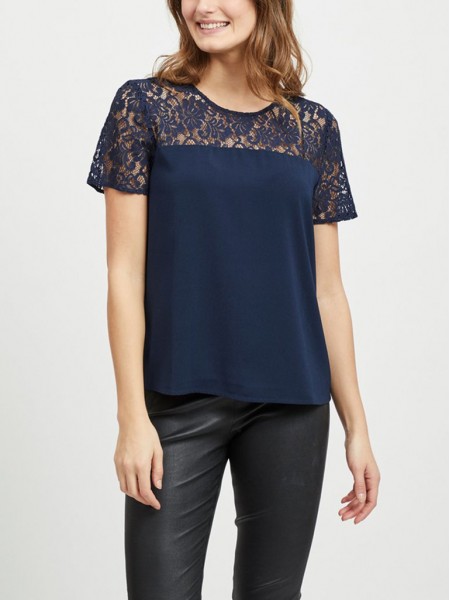 Blusa Mujer Azul Marino Vila