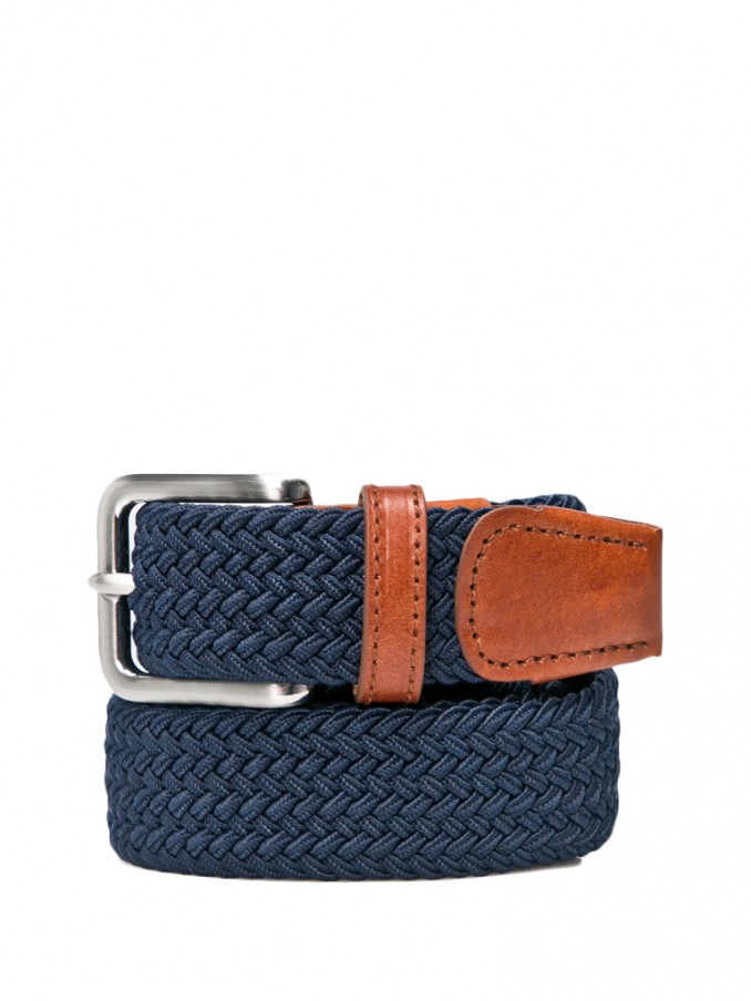Cinturon Hombre Azul Marino Jack & Jones