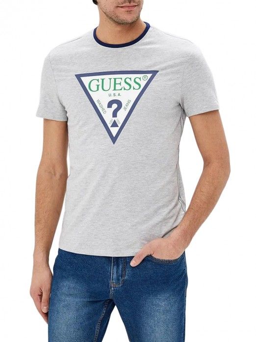 guess grey shirt