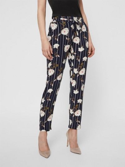 Pantalones Mujer Azul Marino Vero moda 10211475