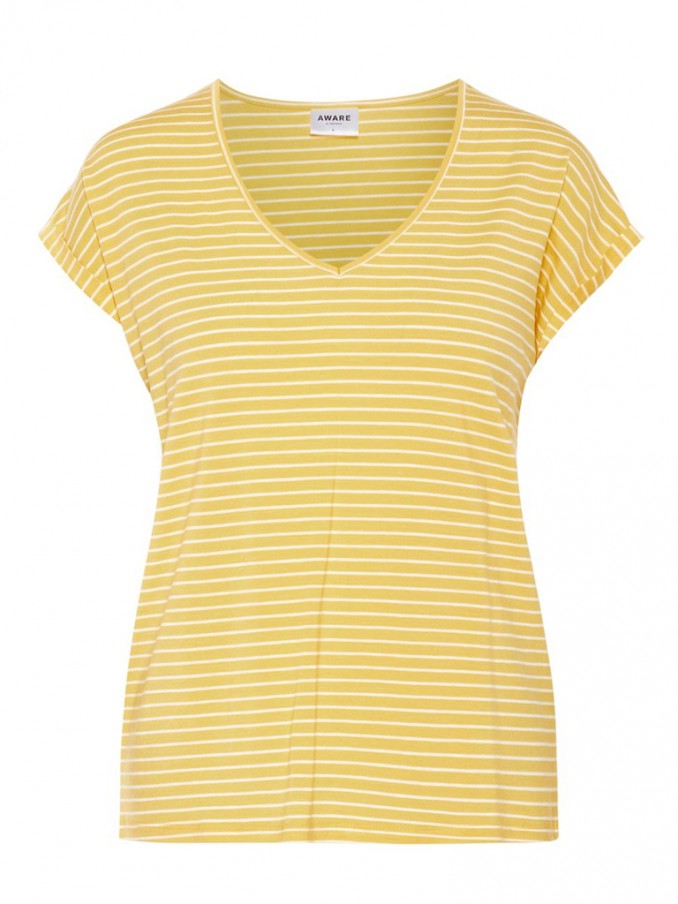 T-Shirt Woman Yellow Vero Moda