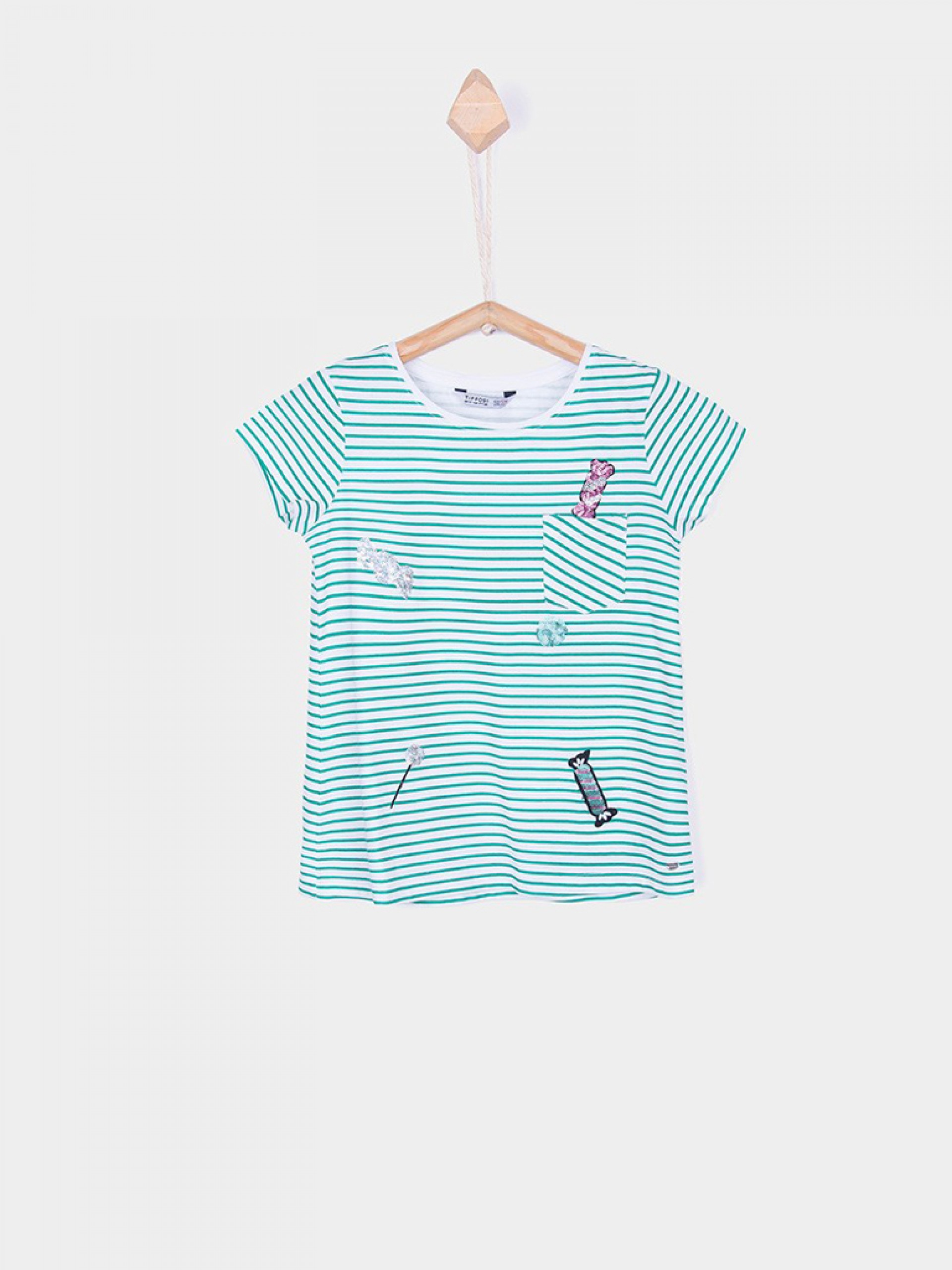 T-Shirt Girl Green Tiffosi Kids